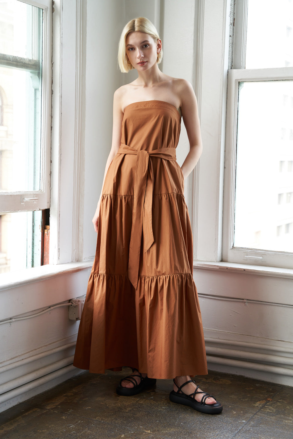 GIRLS JUST WANNA HAVE WOVEN MAXI DRESS Flying Tomato